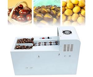 Nut Chestnut Cutter, Heavy-Duty Automatic Slitter Machine with Adjustable Cut Depth & Variable Speed, Single-Chain Model 60-65kg/h, for Home Use, Pop-up Stalls