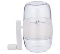 Nut Chopper, Manual Nut Grinder Hand Crank, Washable ABS and Stainless Steel Chopper for Dried Fruit Peanut Mash Garlic Grinding Device