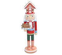 Nut Cracker Christmas Decor 15 Inch Wooden Figurine Model Table Art