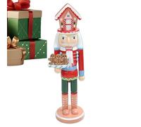 Nut Cracker Christmas Decor 38cm Wooden Miniature Figure Table Centerpiece