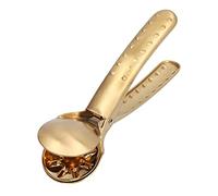 Nut Cracker, Stainless Steel Nutcracker Chestnut Clip Nut Crackers and Picks Pecan Cracker for Nut(Gold)