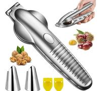Nut Cracker Tool Nut Cracker Portable Nut Opener for Chestnuts | Ergonomic Tool for Pecan Crackers Kitchen Tools Non Slip Handle Nut Sheller for Nuts Chateau