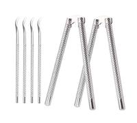 Nut Cracker Tool Set of 6, 2Pcs Stainless Steel Nut Cracker and 4 Picks for Seafood Crackers Walnut