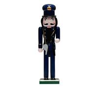 Nut Crackers Christmas Decorations | Policeman Nutcracker Figurine - 14 Inch Wooden Nutcracker Christmas Decor Traditional Nutcracker Figure for Holiday Desktop Collectible