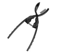 Nut Crackers for All Nuts, Chestnut Cutter Tool Upgrade Heavy Duty Plier Nutcracker Opener Multi-Purpose Easy Cracking Nut Cracker Sheller for Walnut, Pecan, Chestnut Open Clip Tool (Black)