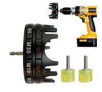 Nut Drivers,Hex-shank Bolt Adapter - Quick Release Threaded Rod Nut Driver | for Electrician Maintenance Technician Heavy-duty Equipment Industrial Power Tool