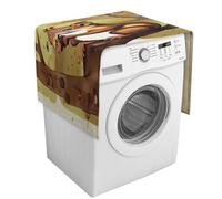 Nut-eating Squirrel Dust Cover Dustproof Washer And Dryer Covers for The Top Fridge Dust Cover Multi-Purpose Decorative Kitchen Appliance Covers for Home Machine Protector
