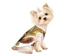 Nut-eating squirrel Pet Breathable Sleeveless T-shirt M for Small Dogs and Cats Soft, Lightweight, Stylish