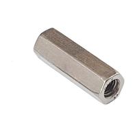 Nut Fastener, 1/2/3pcs M5 M6 M8 M10 M12 M16 M20 M24 304 A2 Stainless Steel DIN6334 Hexagon Hex Extend Long Rod Coupling Nut Connector Joint Tubular Nut(M24x36x72mm 1pcs)