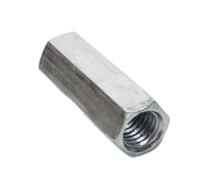 Nut Fastener, 1/2/3pcs M6 M8 M10 M12 M14 M16 M18 M20 Galvanized Hex Rod Coupling Nuts Connection Thread Nut Galvanized Long Hex Nut(M6x10x20 3pcs)
