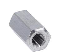 Nut Fastener, 1Pc A2-70 304 Stainless Steel Hexagon Hex Extend Long Rod Coupling Nut Tubular Nut M4 M5 M6 M8 M10 M12 M16 M20 M24(M8x40)