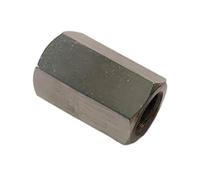 Nut Fastener, 1Pc M8 M10 M12 M14 M16 M18 M20 Fine Thread Hex Rod Coupling Nuts Standoff Spacer Long Hex Nut 304 Stainless Steel(M12x1x30mm)