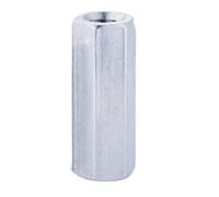Nut Fastener, 2/5PCS M3 M4 M5 M6 M8 L 6-50mm Rod Coupling Hex Nut Steel Galvanized Long Hex Nut Connection Thread Nut(M3 5PCS,L 25mm)