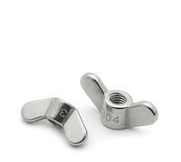 Nut Fasteners,Wing Nuts Aand Bolts,2/5pcs 304 Stainless Steel Ingot Claw Hand Screw M3m4m5m6m8m10m12(M8 5pcs)