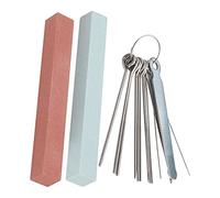 Nut Files, Metal Material Guitar Polishing Stone Fret Polishing Tools High Temperature for Guitar for Bass for Mandolin(M02802)