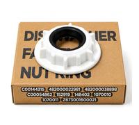 Nut for Spray Arm Pipe in Dishwasher with Original Code C00144315 482000022981 482000038898 C00054862 for Whirlpool for Bauknecht for Indesit for Ariston 152919 148402 for Gorenje