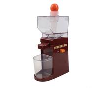 Nut Grinder and Peanut Butter Maker Machine 26x16x10cm Plastic Red for Cashews Almonds Hazelnuts Sunflower and Walnut Spreads(English Rule)