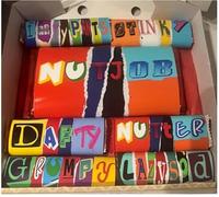 Nut job- funny, joke novelty chocolate box.Chocolate included. For Mothers Day, Christmas, Easter and Birthdays. (7 inch brown box, Main bar - milk choc)