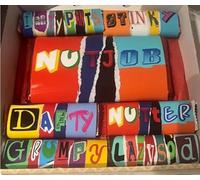 Nut Job Joke, funny,insulting, novelty chocolate box. For friends and family. Birthdays, Christmas, Easter and Valentines. (7 inch brown box, Main bar - dark choc)