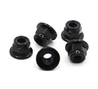 Nut,lock nut, 10pcs M3 M4 M5 M6 M8 Black Carbon Steel Hex Hexagon Nylon Insert Lock Self-Locking Nylock Locknut(M6 10pcs)