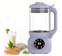 Nut Milk Maker 1000ml - 7-in-1 Glass Machine, 10 Blades, One Button Start, 12 Hour Smart Reservation, Plant-Based Milk Maker for Home Use