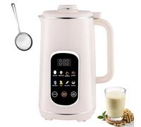 Nut Milk Maker 1200Ml, 8-in-1 Automatic Almond Oat Milk Machine with 12H Timer & 8H Keep Warm, Stainless Steel Inner Tank & Self-Cleaning, Plant-Based Blender for Soy, Oat, Plant, Juice