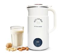 Nut Milk Maker, 28oz Plant-Based Nut Milk Machine for Almonds, Soy Beans, Oats & Dairy Free Beverages, Homemade Soy Milk Maker with 12 Hour Timer, Auto-Clean, Keep Warm, Boil Water & Quick Start Guide
