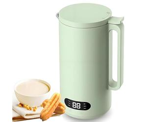 Nut Milk Maker 350ml, 8-in-1 Plant Based Milk Machine with LED Display, 12H Timer, Auto Clean & Keep Warm for Soy Almond Oat Milk and Porridge