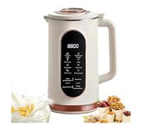 Nut Milk Maker, 50oz Automatic Soy and Almond Milk Machine with 10-Blade Grinder, 12H Timer, Keep Warm and LED Display for Homemade Oat, Plant-Based, and Dairy-Free Beverages