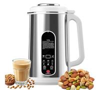 Nut Milk Maker, 8 in 1 Automatic Almond Milk Machine for Homemade Almond, Oat, Soy Milks etc, Multifunctional Plant Based Milk Maker, 1200ml Soy Milk Maker with Delay Setting and Self Cleaning