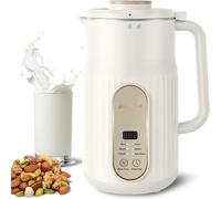 Nut Milk Maker, AlfaBot N2 Automatic Almond Milk Machine for Homemade Plant-Based Milk, Oat, Soy, Yogurt and Dairy Free Beverages, 35 OZ ...