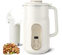 Nut Milk Maker, AlfaBot N2 Automatic Almond Milk Machine for Homemade Plant-Based Milk, Oat, Soy, Yogurt and Dairy Free Beverages, 35 OZ Soy Milk Maker with Delay Setting and Self Cleaning