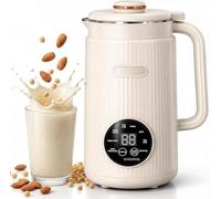 Nut Milk Maker, Automatic Almond Milk Machine for Homemade Plant-Based Milk, Oat, Soy, with Keep Warm Function and Self Cleaning