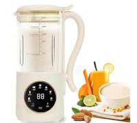 Nut Milk Maker Machine, 1400ML Plant Milk Maker with LED Display, 12-Hour Timer & Self-Clean, 8-in-1 Automatic Soy Milk Machine for Home