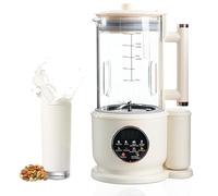 Nut Milk Maker Machine 1500ML, 8 in 1 Automatic Soy Milk Maker Machine Makes Almond Milk, Oat Milk, Plant Milk, Juice with Self-Cleaning, 24H Delay Timer, Boiling Water and Keep Warm