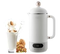 Nut Milk Maker Machine 17oz - Automatic Soy & Oat Milk Maker with Auto-Clean & Keep Warm, 4 Leaf Steel Blade for Homemade Almond, Coconut, Dairy-Free & Plant-Based Milk, BPA-Free & Quiet for Home Use