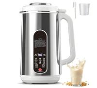 Nut Milk Maker Machine 8-in-1, 1200Ml Automatic Soy Milk Machine with Delay Start & Auto Clean, Stainless Steel Inner Tank, Automatic Almond Milks Machine for Homemade Soy, Oat, Coconut