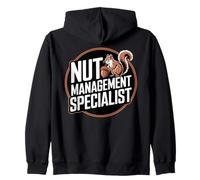 Nut Pet Squirrel Owner Funny Squirrel Lover Zip Hoodie