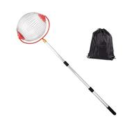 Nut Picker Upper Harvesting Roller Fruit and Collector Aluminum Alloy Gatherer for Walnuts Acorns with Comfortable Soft Grip Handle for Gardening Orchard Harvesting (Small Ball)