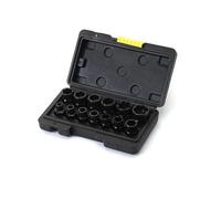 Nut Removal Tool Kit Set Tamper Proof Star it Torq Torque Female Set E4-E24 1/4" 3/8" 1/2" Drive 14Pcs