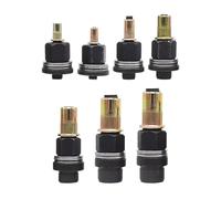 Nut Sert Drill Tool - 7 Piece Rivet Nut Kit, Carbon Steel Attachment | Heavy Duty Fastening Tool for Automotive Repair Workshops Warehouses Shelving Installation Metalwork Hardware Equipment