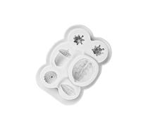 Nut Silicone Flowers Molds Baking Molds Casting Chocolate Epoxy Resin Fondant Flowers Nut Silicone Chocolate for Cake Fondant Decoration