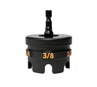 Nut Socket Wrench Attachment for 1/4, 3/8, 1/2 Threaded Rods, Alloy Drill Driver Bit for Rapid Nut Installation on Conduit Racks and Post Systems(A)