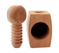 Nut Splitter - Manual Walnut Cracker, Wooden Nut Clip Sheller, Wood Gadget, Portable Opener for Cooking Baking Travel Picnics Camping Holiday Meal Party Preparation, Hazelnut Crackers, 4.21 Inch