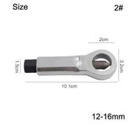 Nut Splitter Tool for Broken, Rusted, Corroded Nuts - 9-27mm Remover with Chrome Vanadium Steel Construction, Multi-Size Set (1pc, Silver/Black)