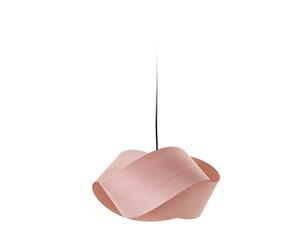 Nut Suspension Pendant Lamp Cable and Canopy in Black Shade in Light Pink LZF Lamps - NUT S 33