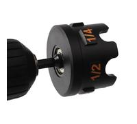 Nut Zipper Drill Attachment for Fast Nut and Bolt Removal, Aluminium Alloy Hex Shank Nut Driver, Nuts Runner for Impact Drill for 1/4", 3/8", 1/2" Threaded Rods, for Conduit Racks, Strut Systems