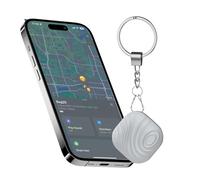 Nutale Air Tags Key Finder 1Pack Gray - Only IOS - Bluetooth Smart Key Tracker Tag - Work with Find My - Keep Track of the items that Matter Most - Find Keys Device or Car Key