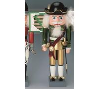 Nutcracker August The Strong, Small 30 CM New Wood Figure Ore Mountains