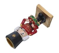 Nutcracker Candlestick Resin Soldier Taper Candle Holder for Christmas